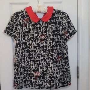Kate Spade ‘love’ blouse